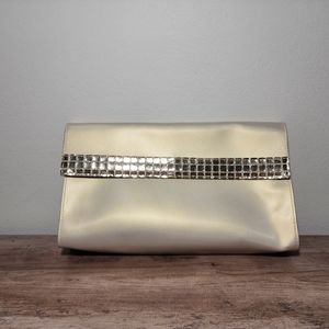 Christian Dior Parfums Toiletry Clutch Cosmetic Bag Gold